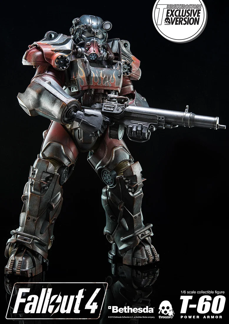 Threezero フォールアウト T-60 迷彩 パワーアーマー フィギュア 1/6 T-60 迷彩・パワーアーマー」が国内流通で予約案内中